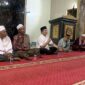 Juru Bicara Kemenlu Lalu Muhammad Iqbal saat silaturrahmi bersama tokoh agama di Desa Perempuan, Lombok Barat. 