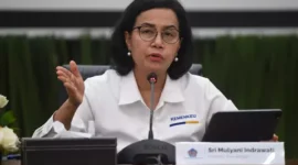 Sri Mulyani. (Antara/Akbar Nugroho Gumay)