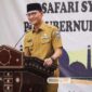 Walikota Mataram saat memberi sambutan dalam kegaiatan Safari Syawalan 1445 H (Foto: Dok.KominfoMataram)