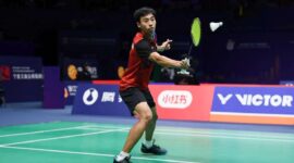 Somi Romdhani, saat berlaga dalam turnamen Badminton Asia Championship beberapa waktu lalu. (Foto: Dok. Somi Romdhani )