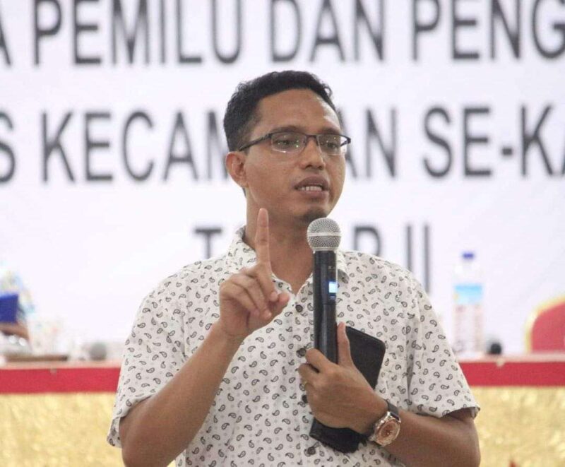 Kordinator Divisi SDM dan Organisasi Bawaslu Sumbawa, Ubaidullah.