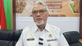 Kepala Stasiun Klimatologi Lombok Barat, Nuga Putrantijo, M.Si,: Prediksi Musim Kemarau di Provinsi NTB Tahun 2024 lebih Singkat.