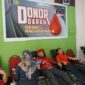 Kanwil Kemenkumham NTB bekerja sama dengan Palang Merah Indonesia (PMI) Lombok Barat menggelar kegiatan donor darah dalam rangka peringatan ke-60 Hari Bhakti Pemasyarakatan (HBP) di Ruang Legal Drafter Kanwil Kemenkumham NTB, pada Rabu (17/4).