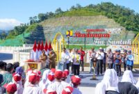 Presiden RI, Joko Widodo meresmikan Bendungan Tiu Suntuk di Kecamatan Brang Ene Kabupaten Sumbawa Barat, Kamis, (2/5/2024