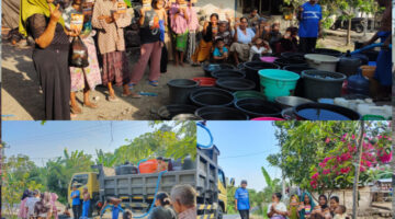 Relawan Iron – Edwin Kembali  Salurkan Air Bersih untuk Warga Desa Lenek Daya di Musim Kemarau