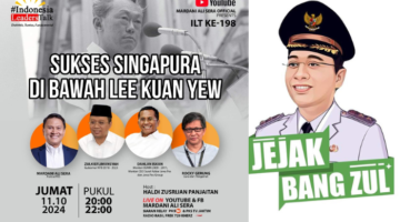 Indonesia Leaders Talk: Bang Zul, Rocky Gerung, Dahlan Iskan, dan Mardani Ali Sera Diskusikan Kunci Keberhasilan Lee Kuan Yew. Saksikan Malam Ini!