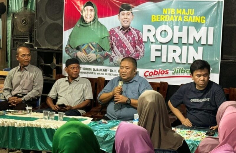 Mi6 sebut Pasangan Rohmi-Firin Bakal Menciptakan Sejarah Kepemimpinan di NTB, Kinerja Mesin Partai, Relawan dan Besarnya Dukungan Umat Bikin Elektabilitas Meroket
