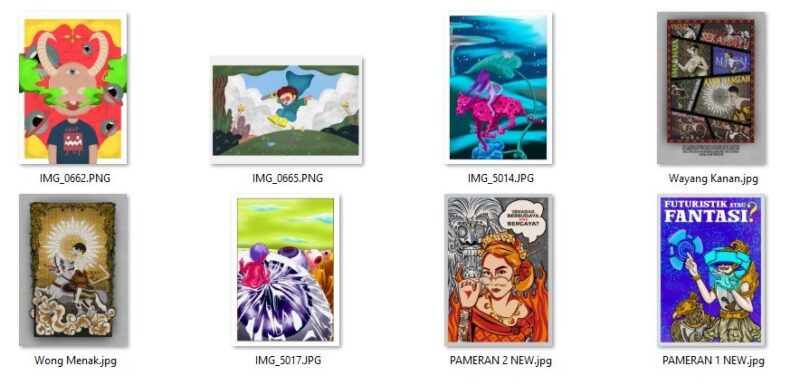 Digital Illustration membawa perspektif baru dalam membaca perkembangan budaya visual NTB di era digital (Foto: ist)