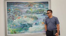 Ketegangan antara lokalitas dan globalitas inilah yang kerap terasa dalam karya-karyanya (Foto: aks)