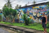 Di tangan Bambang Prasetya, selembar tembok bisa berubah menjadi ruang dialog (Foto: Aks)