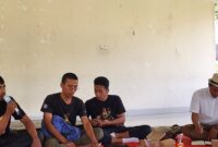 Kiri ke Kanan: Ahmad Saleh Tabibuddin, Manshur Zikri, Muhammad Sibawahi, dan Sasih Gunalan. Diskusi ini tidak bergerak dalam satu arah penafsiran tunggal (Foto: aks)