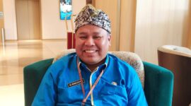 Gerbang Sangkareang sebagai simbol budaya sekaligus dikembangkan sebagai simbol masa depan Kota Mataram. (Foto: ist)