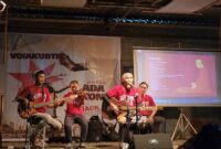 Empat musisi ini menenun bunyi akustik dengan kecenderungan “eksperimental”, menempatkan vokal bukan sekadar pembawa melodi, melainkan medium artikulasi gagasan (Foto: aks)