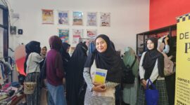 Baiq Ratu Nurwahidah Vazira. Beriuk Betukah menjadi ruang perjumpaan nilai sosial, kepedulian lingkungan, dan semangat gotong royong yang hidup kembali melalui gerakan komunitas (Foto: aks/ceraken.id)