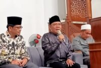 Bupati Lombok Utara, Najmul Akhyar, menegaskan bahwa Ramadhan merupakan momentum strategis untuk memperkuat keimanan sekaligus meningkatkan kedisiplinan dalam menjalankan tugas pemerintahan (Foto: Diskominfo KLU)