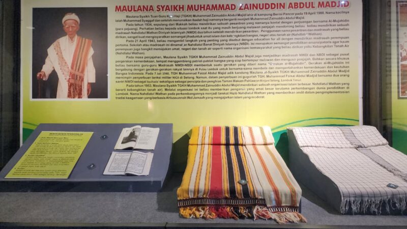 Maulana Syaikh TGKH Muhammad Zainuddin Abdul Madjid lahir di Kampung Bermi, Pancor, Lombok Timur, pada 19 April 1908 dengan nama kecil Muhammad Syaggaf (Foto: aks/ceraken.id)