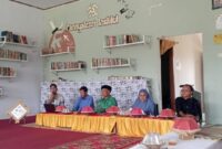 Narasumber kegiatan Empo Sipitangarri dari kanan ke kiri: Rusdin Tompo, Prof Kembong Daeng, Prof Aminuddin Salle, dan Syamsu Salewangang (Foto:ist/ceraken.id)