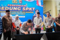 Ia adalah simbol komitmen bersama untuk menghadirkan pelayanan kepolisian yang lebih baik (Foto: Pemkot Mataram/ceraken.id)