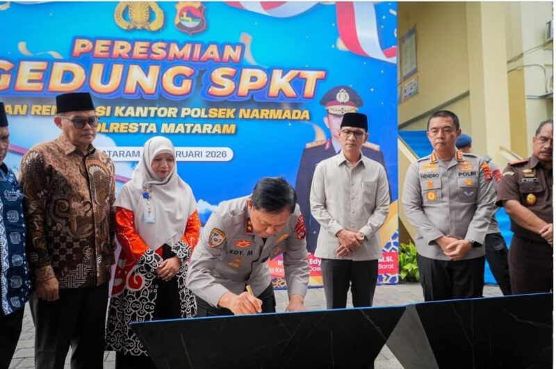 Ia adalah simbol komitmen bersama untuk menghadirkan pelayanan kepolisian yang lebih baik (Foto: Pemkot Mataram/ceraken.id)