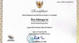 Puncak dari perjalanan panjang ini adalah pengakuan resmi Ritus Kebangru’an sebagai Warisan Budaya Takbenda Indonesia (Foto: Akeu Surya Panji)