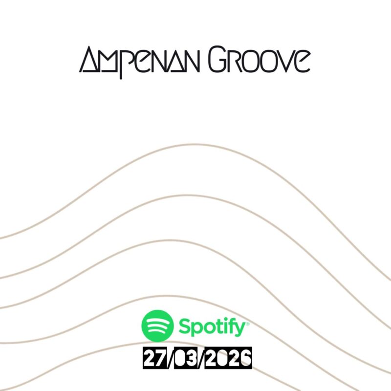 “Ampenan Groove”   dirilis pada 27 Maret 2026 diberbagai layanan streaming music populer antara lain Spotify, Apple Music, dan Youtube Music (Foto: ist/ceraken.id)