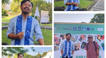 Faozan menaruh keyakinan besar pada anak didiknya. Ia percaya bahwa ketika siswa telah bersentuhan dengan seni, mereka memiliki “ruang pelarian” yang sehat; sebuah tempat untuk menyalurkan emosi, keresahan, dan harapan (Foto: aks/ceraken.id)