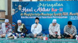 Keteladanan TGH Musthafa Kamal terletak pada laku, bukan semata pada ujaran (Foto: ppid kota mataram/ceraken.id_