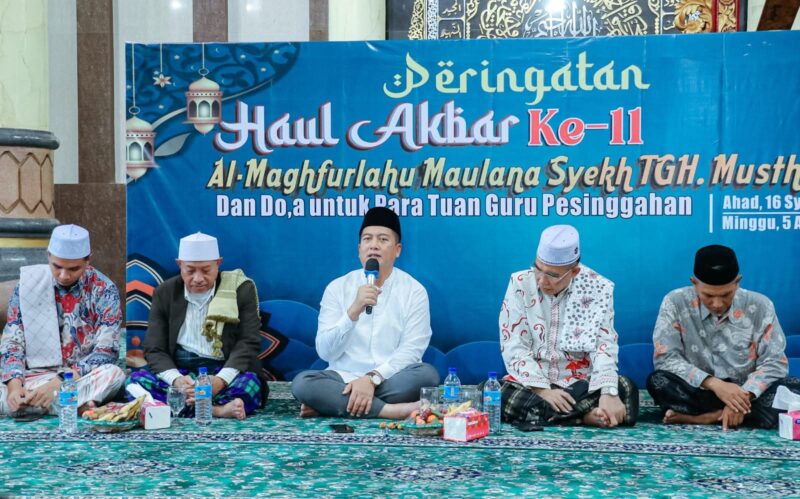 Keteladanan TGH Musthafa Kamal terletak pada laku, bukan semata pada ujaran (Foto: ppid kota mataram/ceraken.id_