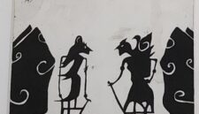 Ilustrasi karya lukis Siswa/Siswi Kelas XII SMAN 1 Lembar, Kab. Lombok Barat