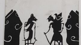 Ilustrasi karya lukis Siswa/Siswi Kelas XII SMAN 1 Lembar, Kab. Lombok Barat