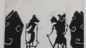 Ilustrasi karya lukis Siswa/Siswi Kelas XII SMAN 1 Lembar, Kab. Lombok Barat