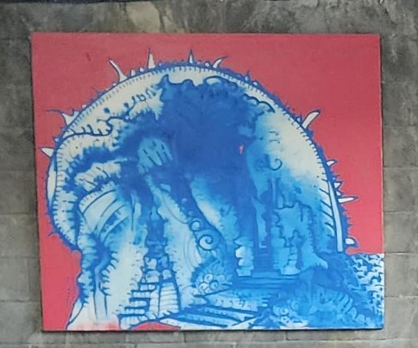 Karya Lukis I Nyoman Sandiya (Foto: aks / ceraken.id)