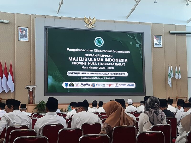 MUI NTB diharapkan mampu menjadi garda terdepan dalam membangun masyarakat yang tidak hanya sejahtera secara ekonomi, tetapi juga kokoh secara moral dan spiritual (Foto: ist / ceraken.id)
