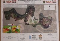 Peta delta Lakkang. Warga Lakkang perlu menulis sejarah kampungnya sendiri (Foto: ist/ceraken.id)