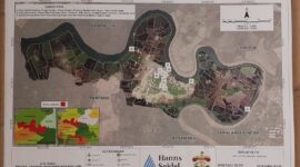 Peta delta Lakkang. Warga Lakkang perlu menulis sejarah kampungnya sendiri (Foto: ist/ceraken.id)