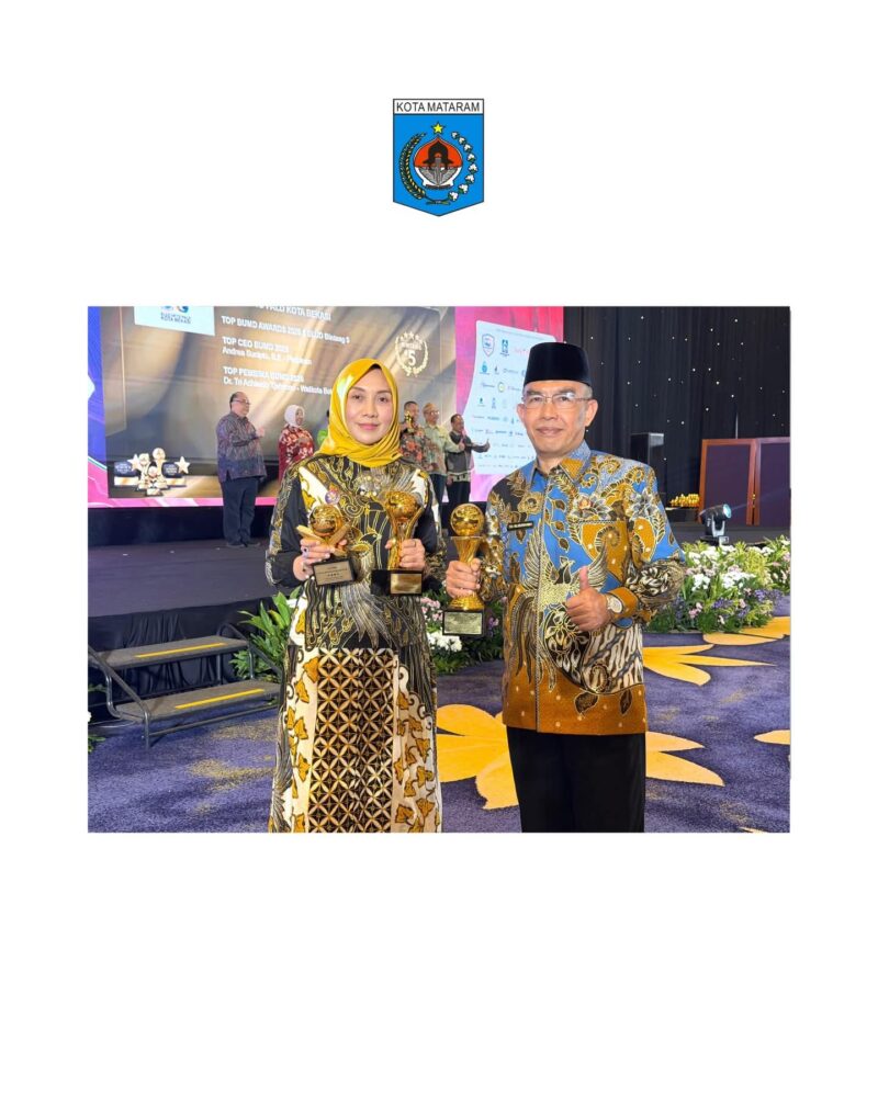 Hattrick prestasi yang diraih Pemerintah Kota Mataram dalam TOP BUMD Awards 2026 adalah pencapaian yang patut diapresiasi (Foto: pemkot mataram / ceraken.id)