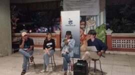 Diskusi yang digelar  menghadirkan perjumpaan lintas gagasan (Foto: tatkala.co)