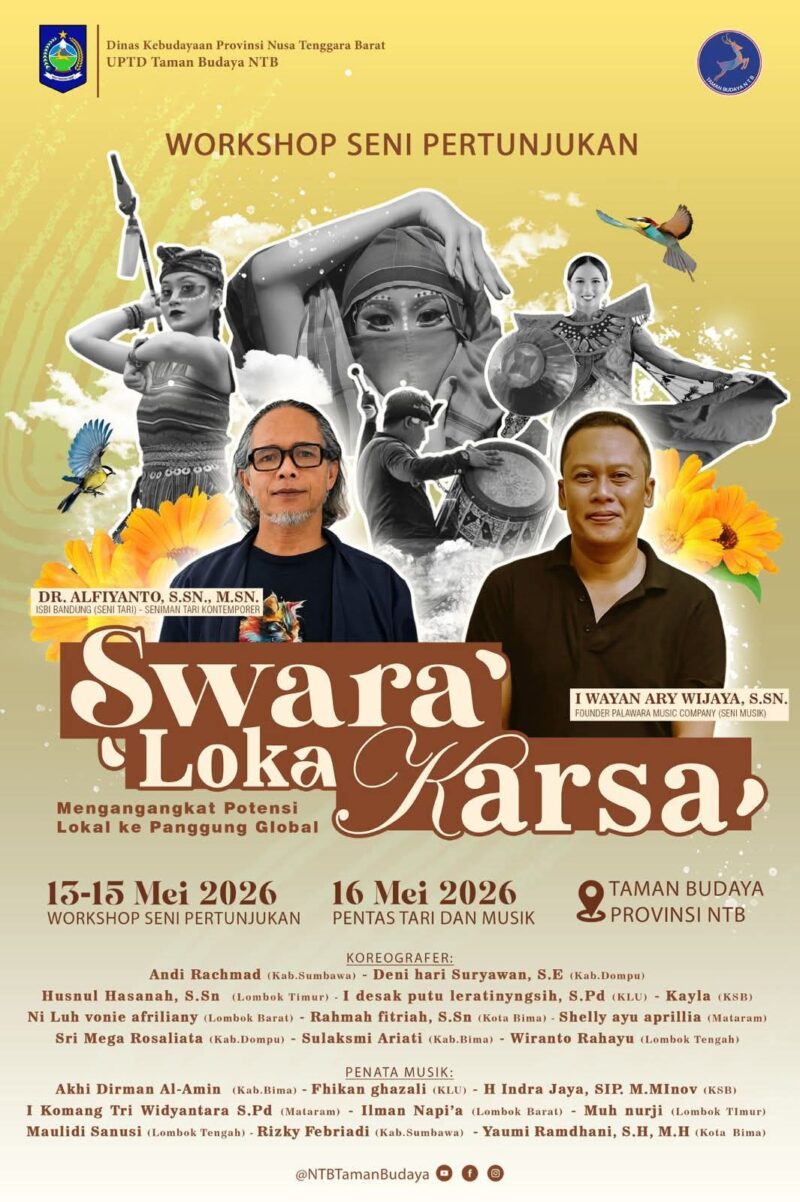 Swara Loka Karsa. Setiap kebudayaan besar selalu dimulai dari keberanian merawat suaranya sendiri (Foto: aks / ceraken.id)