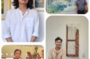 Mr. Red (kiri atas). Lalu Syaukani (kanan atas), Muzhart (kanan bawah), dan I Nyoman Sandiya (kiri bawah). Ekosistem bekerja: tidak lahir dari satu bangunan, melainkan dari kesadaran yang perlahan tumbuh menjadi kebudayaan (foto: aks / ceraken.id)