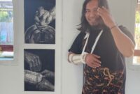 Angka "setengah" dalam judul pameran itu, memang tidak pernah benar-benar selesai (foto: aks / ceraken.id)