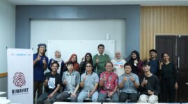 Foto bersama peserta FGD Pengembangan Ide Konten Website, untuk Program Riwayat, yang didukung Kementerian Kebudayaan RI (foto: ist / ceraken.id)