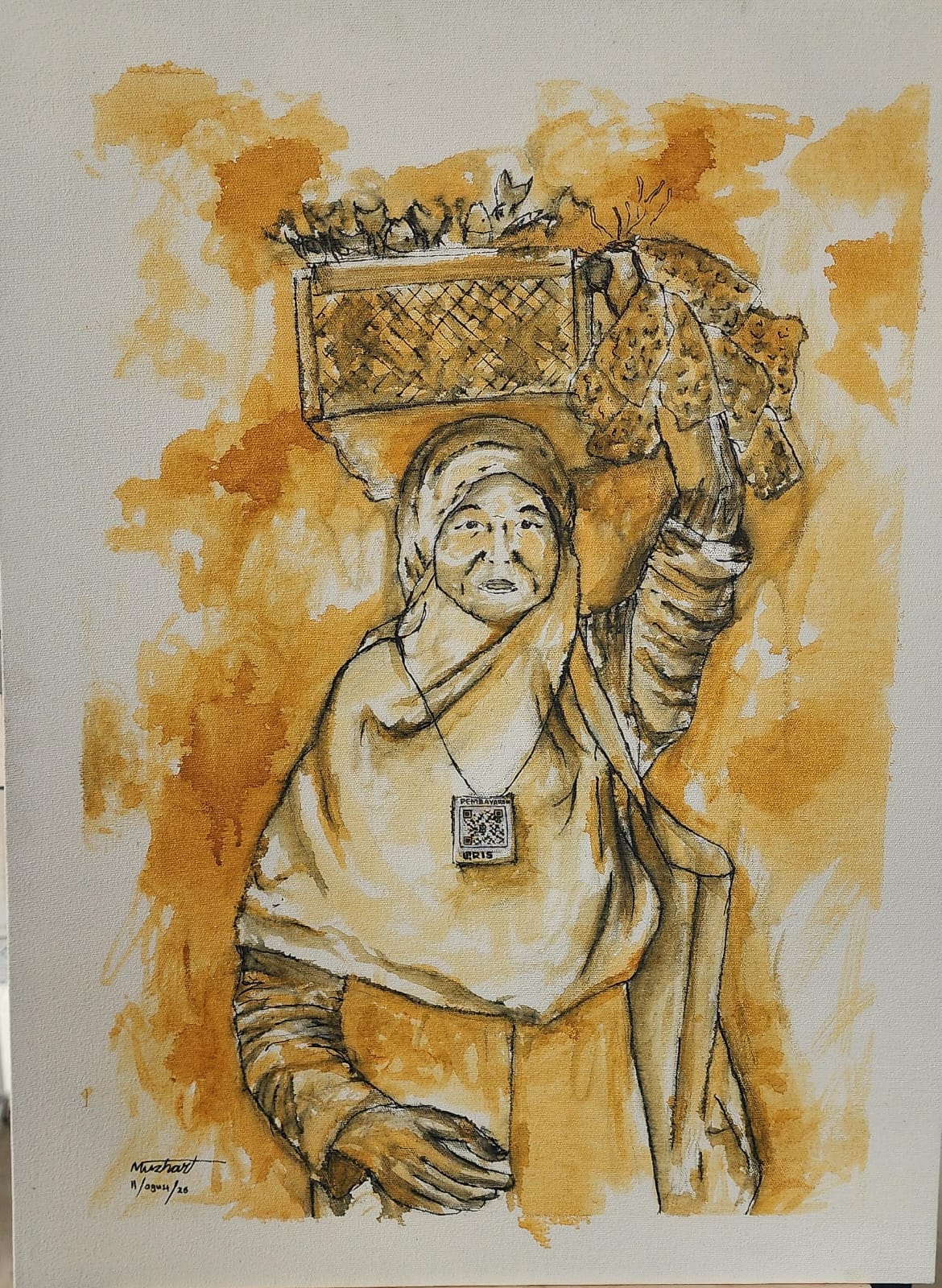 Karya Lukis : Muzhart (foto: aks / ceraken.id)