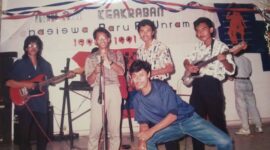 Malam Keakraban Mahasiswa Baru FE Unram 1990-1991 (foto: dokri / ceraken.id)