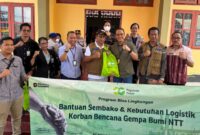 Penyerahan bantuan menjadi bagian dari upaya bersama untuk mempercepat pemenuhan kebutuhan masyarakat terdampak sekaligus mendukung penanganan bencana di wilayah tersebut (foto: ist / ceraken.id)